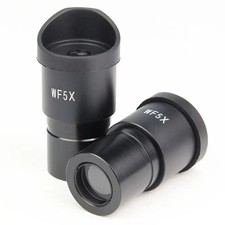 WF5X Stereo Microscope Eyepiece Wide Angle Eyepiece Mounting Size 30mm