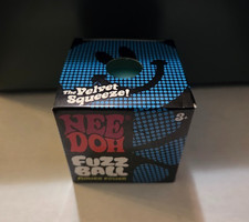 Schylling NEEDOH Fuzzball Blue Edition Authentic Factory Sealed Velvet Squeeze