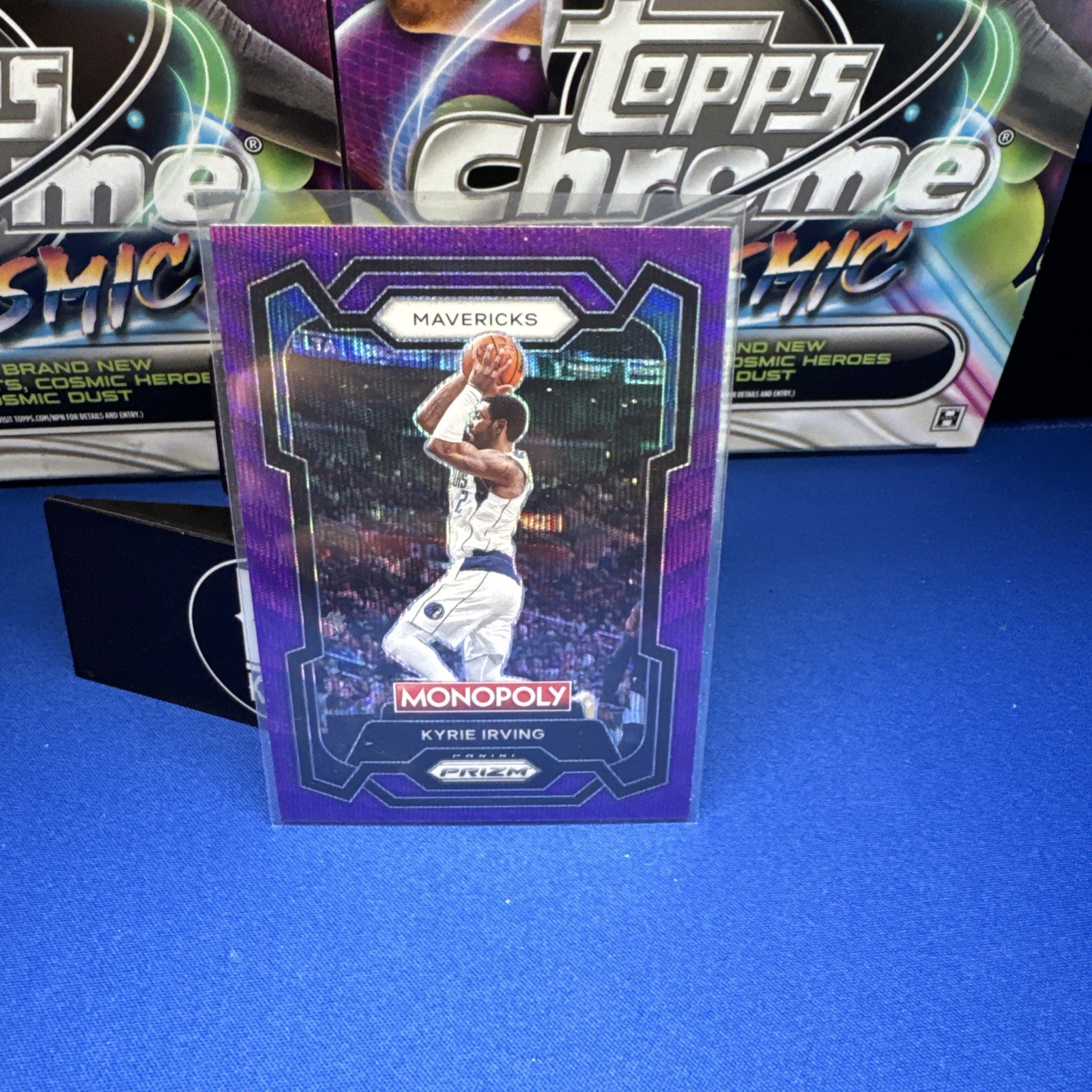 2023-24 Panini Prizm Monopoly - Kyrie Irving #23 Purple Wave Prizm