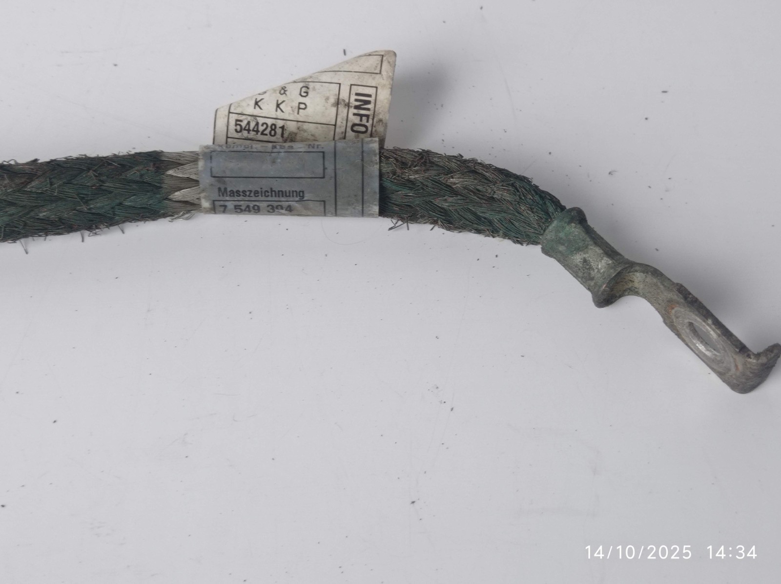 BMW 1 3 Series E81 E82 E87 E90 E91 E92 Engine Earth Strap 7549394