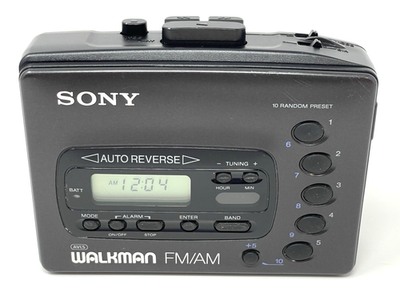 SONY WALKMAN FM/AM ステレオ カセットプレイヤー Vintage Sony Walkman WM-FX41 Cassette Tape Player AM/FM Radio