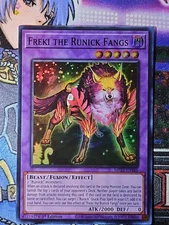 Freki the Runick Fangs MP23-EN186 Dueling Heroes Super Rare 1st Edition NM 