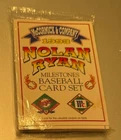Nolan Ryan 1993 Milestones Baseball Card Set  20 cards in vintage sealed package