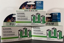 3x Fujifilm 400 Color Negative 35mm Film, 36 Exposure - 3 Pack, 9 ROLLS TOTAL