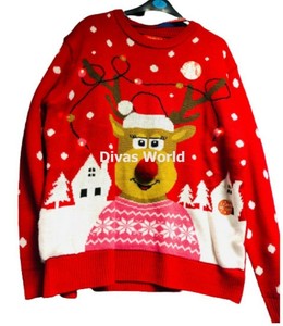 rudolph sweater that lights up