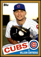 Willson Contreras 2020 Topps 1985 35th Anniversary 5x7 Gold #85-28 6/10 Cubs