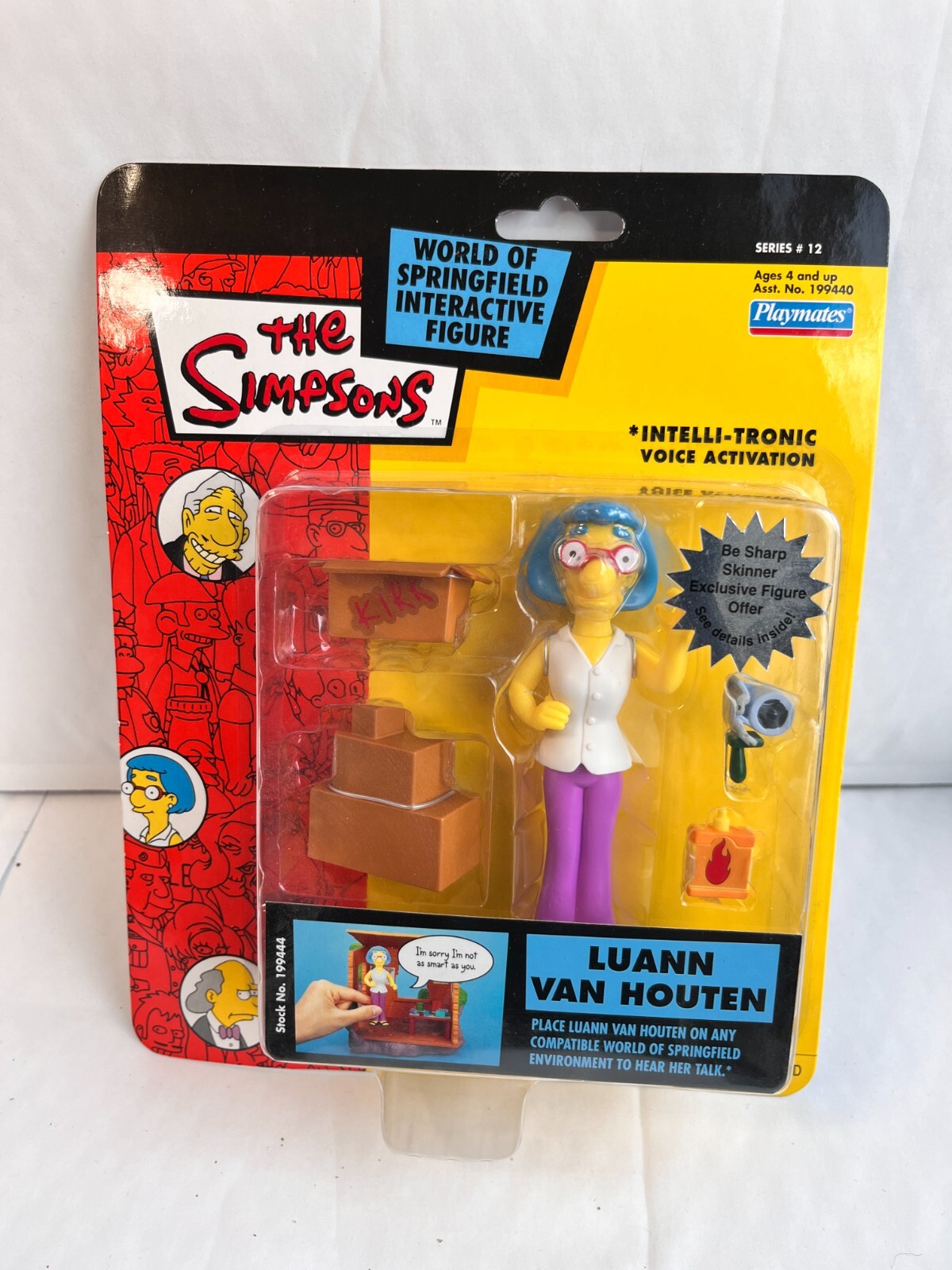 Brand New Playmates Interactive Simpsons Series 12 Luann Van Houten Figure WOS
