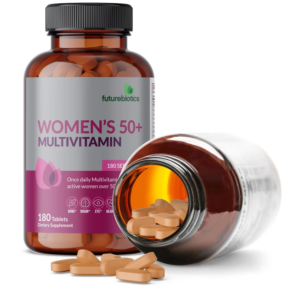 Multivitamínico una vez al día 50+ para mujeres activas mayores de 50 años sin... Foto 4 de 4
