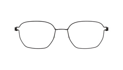 Lindberg AIR TITANIUM RIM KEN TB PU9/K204 BLACK 52mm