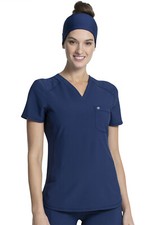 Cherokee Scrubs Women's Tuckable V-Neck Top CK687A NYPS Navy Free Shipping
