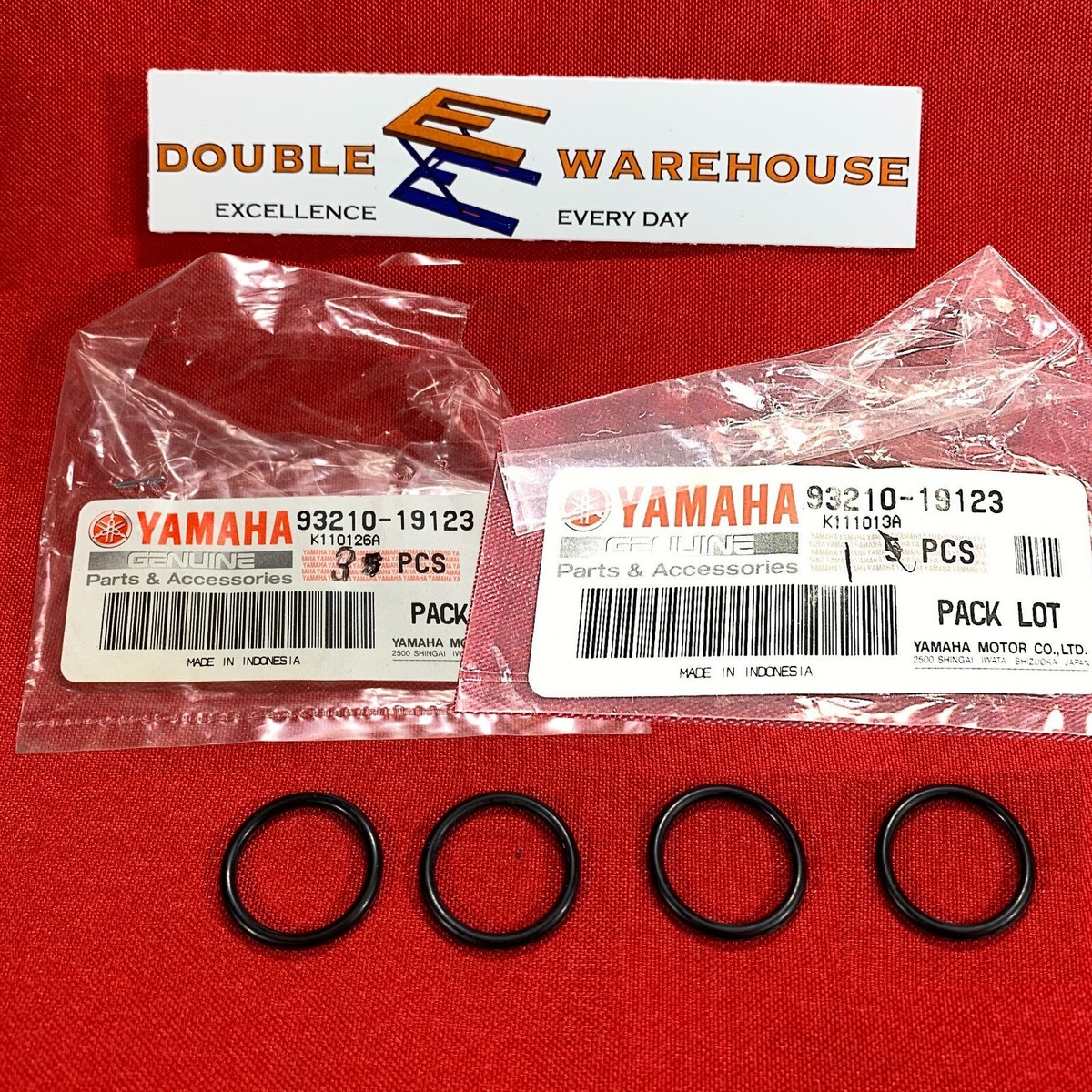 NOS OEM Yamaha 93210-19123 O-Ring LOT OF FOUR (4) | eBay