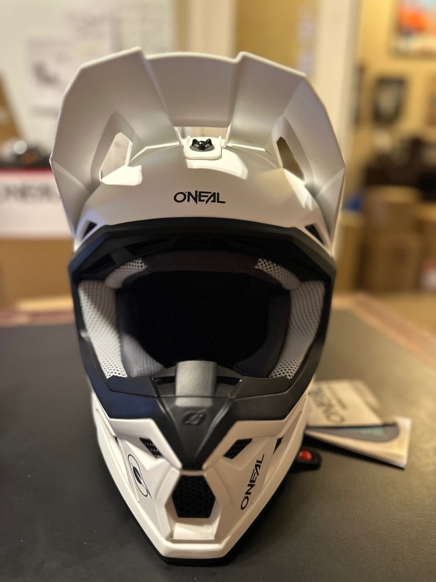 O'Neal Racing 3 SRS Adult Helmet Solid White - Size XS - 0625-031