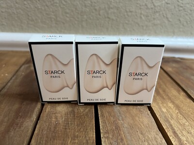 STARCK PEAU DE SOIE Dominique Ropion EDT Spray Sample 0.05oz 1.5ml Lot Of 3
