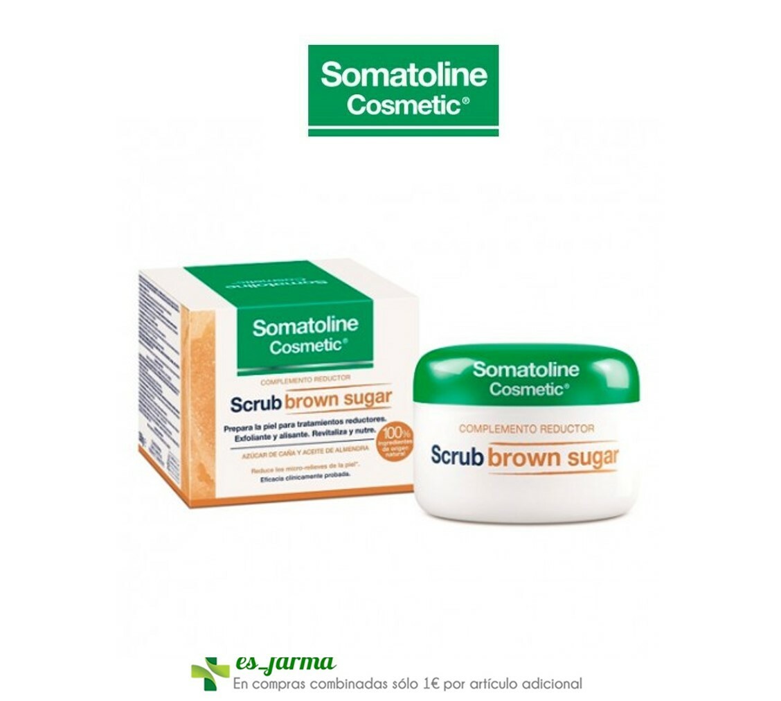 SOMATOLINE Scrub Brown Sugar 350GR Exfoliating Smoothing Reducer Gommage Sucre