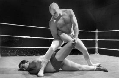 Ange Blanc French Wrestler Paris 1959 OLD PHOTO 7