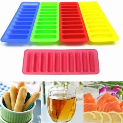 3pc NEW POP OUT NON STICK ICE CUBE TRAY SOFT SILICONE PLASTIC ICE CUBE-10/18/21 - Image 2 of 4