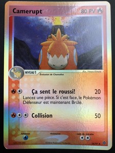 Pokemon Card Camerupt 24 97 Reverse Ex Dragon Block French Ex New Ebay