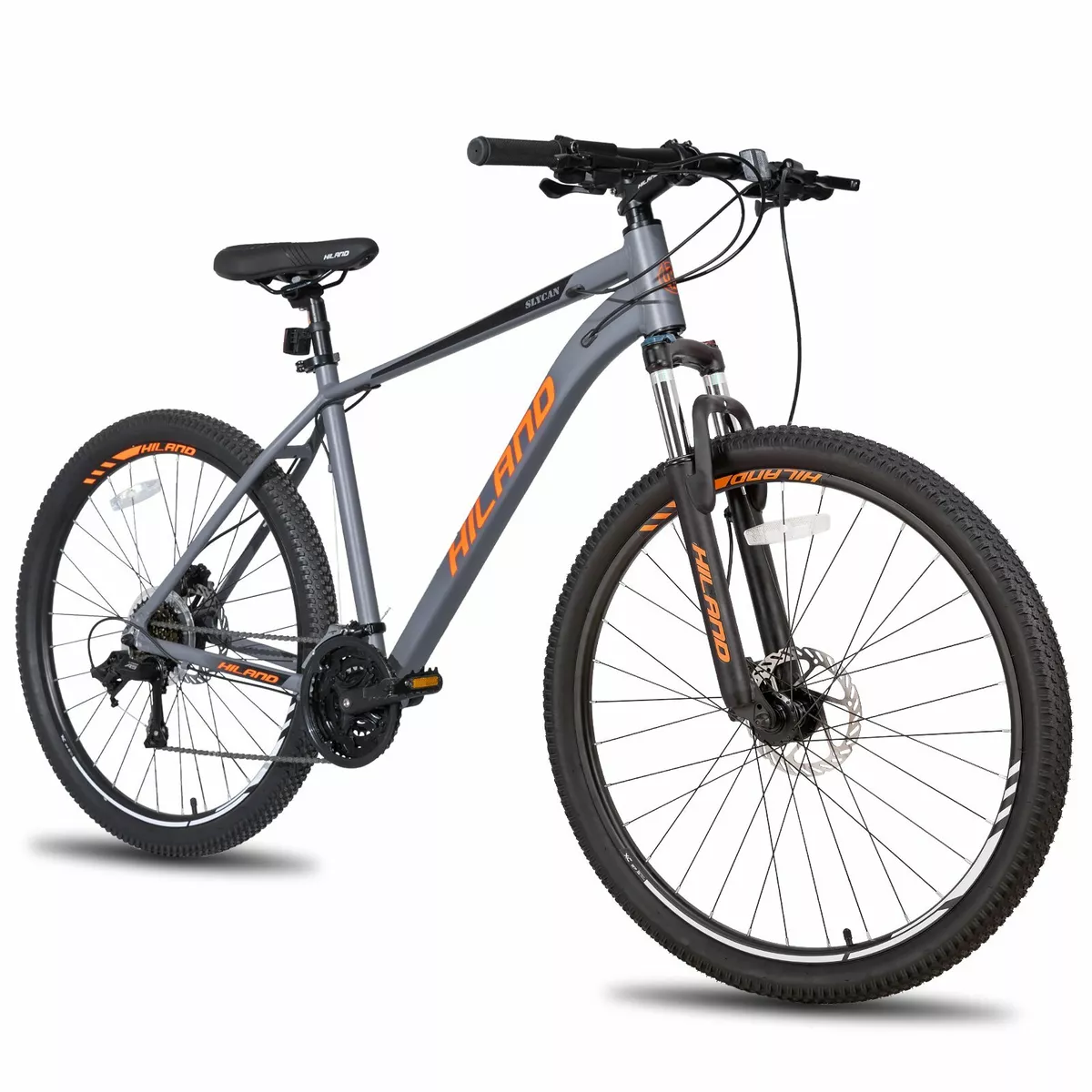 HILAND Mountain Bike 27 Speed 27.5 Inch Wheels Large Frame