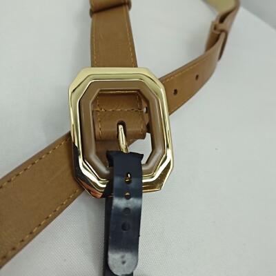 The Limited Brown Belt Gold Buckle M/L Adjustable | eBay
