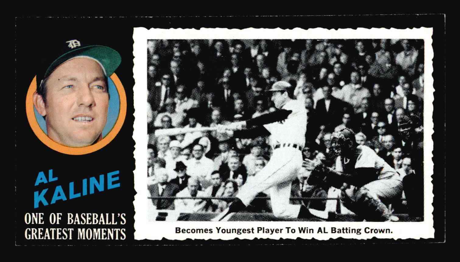 Al Kaline #19 Baseball Cards 1971 Topps Greatest Moments trading card — raw and PSA graded price guide