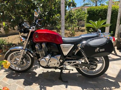 Honda CB1100 Panniers Street with C-Bow Sidecarrier HEPCO