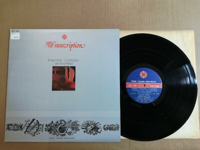 Ensemble ''Cantabile'' De Montréal LP Radio Canada international RCI 446 NM