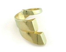 Adjustable Ring Raw brass 17mm 7US inner size - Adjustable  Oz3200
