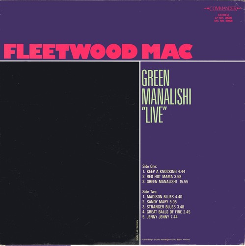 FLEETWOOD MAC GREEN MANALISHI LIVE LP & Restored Music & Graphics on 24k DVD - Picture 3 of 10