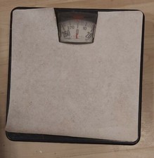 Vintage white Sunbeam Bathroom Scale