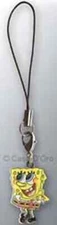 SPONGEBOB DANGLE CHARM USE ON ZIPPER PULL KEY CHAIN BINDER NEW