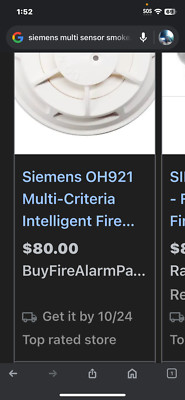 Siemens OH921 Multi-Criteria Smoke and Heat Detector (5233)