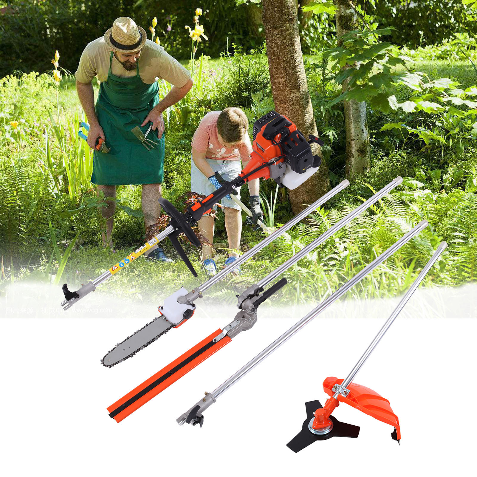 3 in 1 petrol hedge trimmer