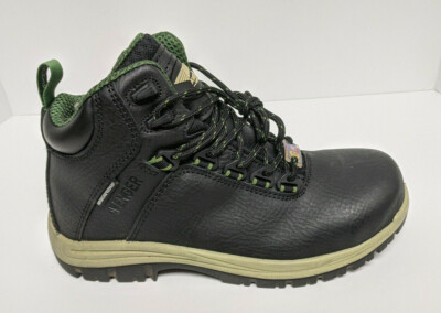 Avenger Breaker Safety Toe Work Boots, Black Leather, Men display picture 2