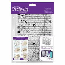docrafts DCE907100 Creativity Essentials Stamp Storage Folder Clear