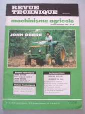 REVUE TECHNIQUE TRACTEUR JOHN DEERE 840 940 1040 1140 MOTEUR 3.179 DL