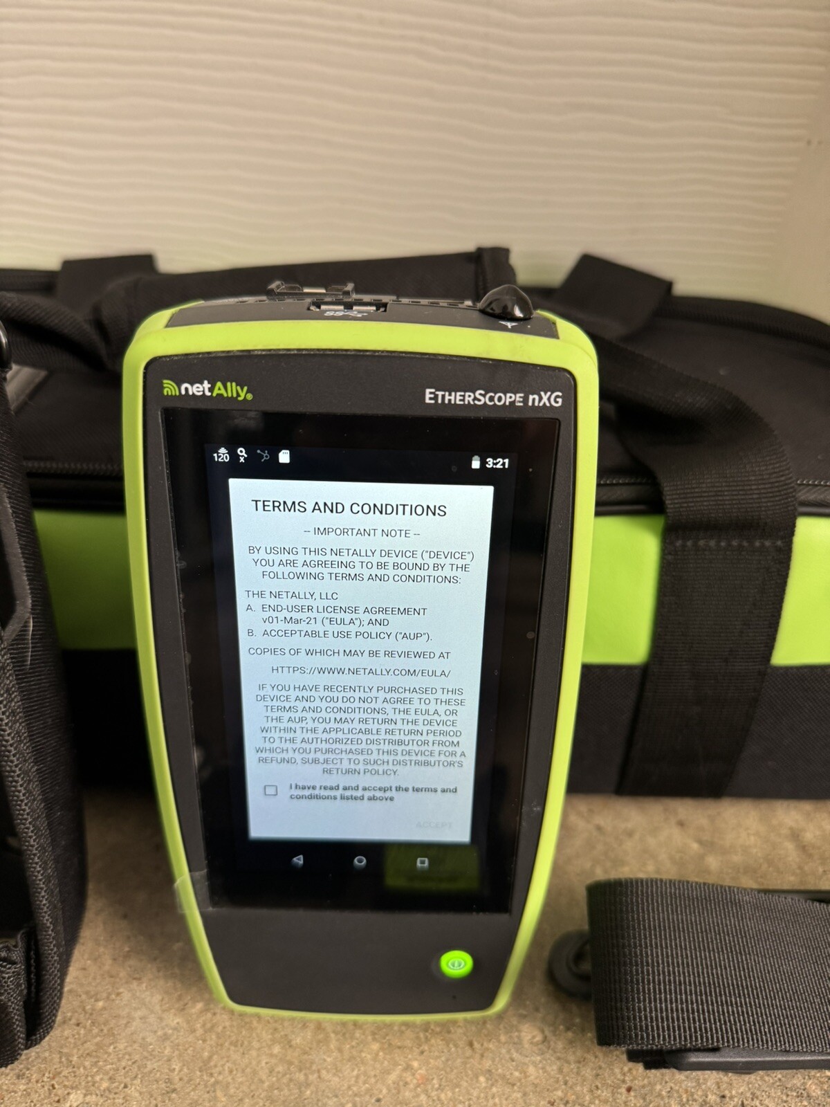 Netally EXG-200-KIT EtherScope nXG Portable Network Expert Professional Kit