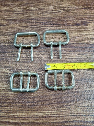 Silver Tone Simple Basic Roller Belt Buckle Diffe… - image 5