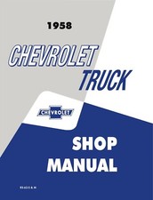 1958 Chevrolet Truck Shop Manual