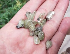 10g Chrome Diopside Rough Gem Rare Crystal Lot from Tanzania B3