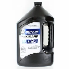 Mercury Marine Mercruiser New OEM 25W-50 Synthetic Blend Engine Oil,