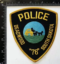 VINTAGE OBSOLETE Deadwood South Dakota SD Police Patch