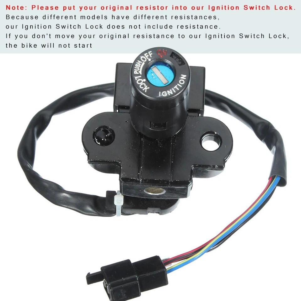 Fit For Honda CBR600 F2 F3 1991-1998 Ignition Switch Lock Fuel Gas Cap Key Set Foto 3 de 4