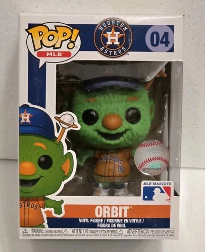 Funko Pop MLB Mascots Orbit #04 Houston Astros Vaulted Baseball Vinyl