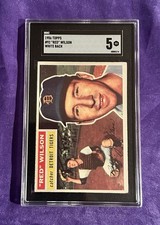 1956 Topps - Red Wilson #92 White Back SGC 5