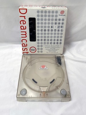 SEGA Dreamcast Official Case Crystal GMS-002, OEM SEGA Clear Shell, US SELLER