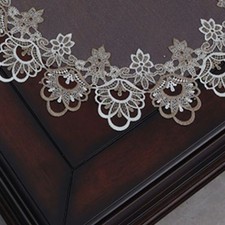 Schöne Spitzentischdecke für Wohnzimmer Couchtische und Geräte