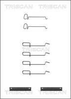 Triscan ZubehöRsatz, Scheibenbremsbelag 8105 251527 FüR Peugeot Renault