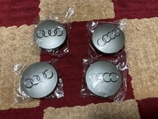 4x Set Audi 69mm Fully Grey Wheel Rim Center Hub Caps Replacement 8d0601170 Oem