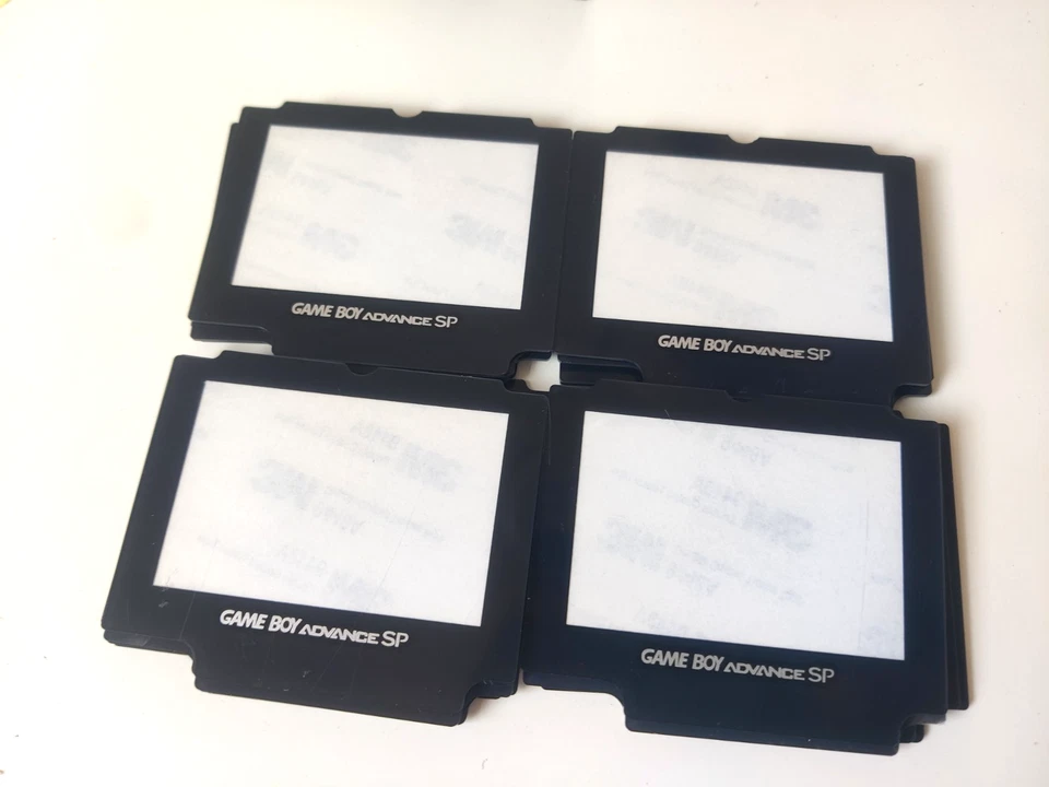 20x Replacement Plastic Screen Lens Covers for Game Boy Advance SP (GBASP AGS) - Image 2 of 2
