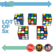 Lot of 5 Rubiks Connected RBE001-CC The Original Smart Cube 3x3 Speed Puzzle